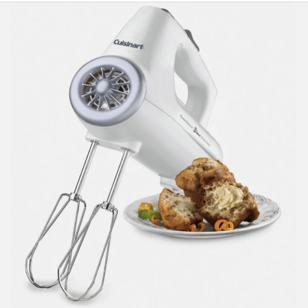 Cuisinart Powerselect® 3 Speed Hand Mixer Hand Mixer - White - Original Box